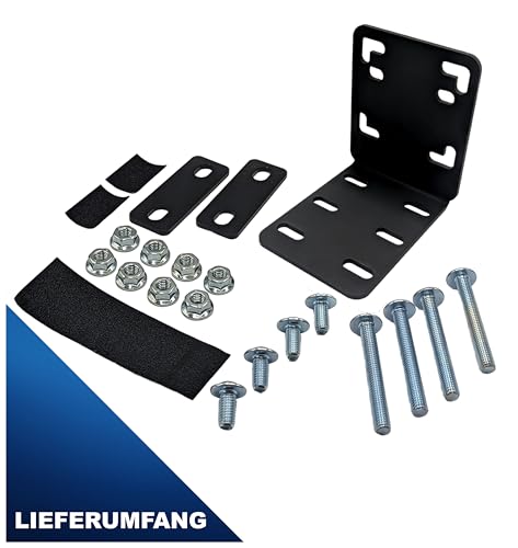 Balkonfächerhalter Adapter für Balkongeländer Eckig Balkonfächer bis 160cmx160cm hochwertige Befestigung/Halter/Adapter am Geländer Ohne Bohren!