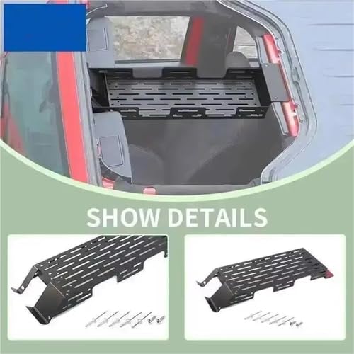 Étagère de rangement Jeep Wrangler JK en alu robuste - 5
