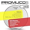 Promuco SOLO 13" Clear Drum Head - for Toms or Snare Drums - 7mil Single Ply for Bright, Snappy Tone #2