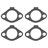 Briny River 4pcs Lawnmower Intake Manifold Gasket 60.5mm x 30mm 52-041-09-S Compatible with Kohler M18 M20 MV16 MV18 MV20 Gray