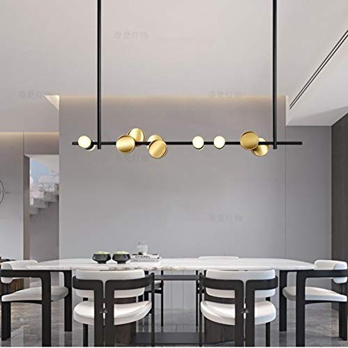Lampe à dîner LED long chandelier 160 cm multi-head pour plafond - 6