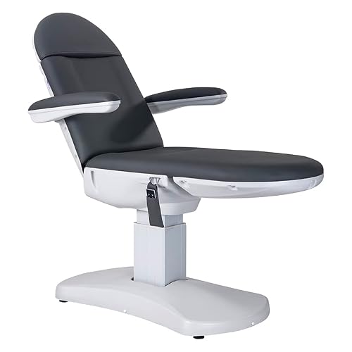 SPA SOURCE - MODERNO 4 Motor Facial Bed | Exam Chair | Wire Free Hand Remote | Electric Powered Exam Table | Treatment Chair | Spa Table | Spa Equipment (GREY) - Thumbnail 5