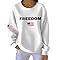 This Is the Turning Point Sweatshirt Women 1993-2025 Freedom American Flag Sweatshirts Patriotic Rip Kirk Shirt Long Sleeve Plus Size Crew Neck Loose Fit White
