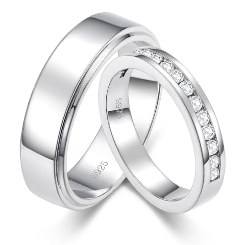 Dorunmo Couple Rings Set with Engraving