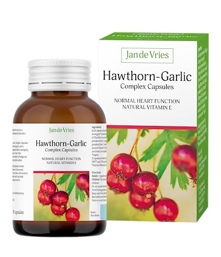 Jan de Vries Hawthorn-Garlic Complex 90 Capsules