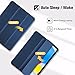ProCase for iPad (A16) 11th Generation 11 Inch 2025/ iPad 10th Generation 10.9 Inch 2022 Case, Slim Smart Cover with Translucent Hard Shell Back, Supports Touch ID, Auto Wake/Sleep -Navy