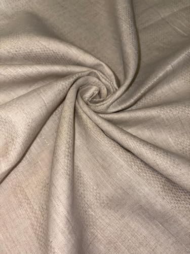 Lin italien de luxe à rayures argentées pour des robes d'exception - 7