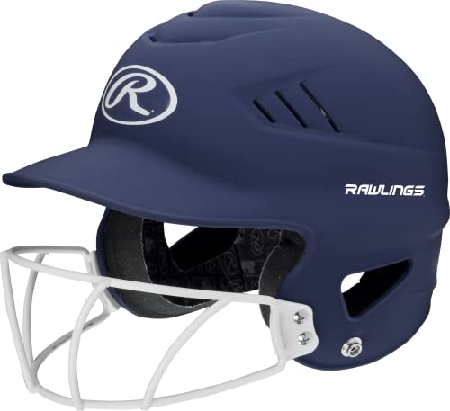 Rawlings | COOLFLO HIGHLIGHTER Batting Helmet | Face Guard Included | One Size Fits Most 6 1/2