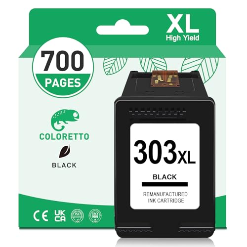 Cartouche pour HP 303 Envy Inspire 7221e 7921e encre 303XL haut rendement Envy Photo 6230 7134