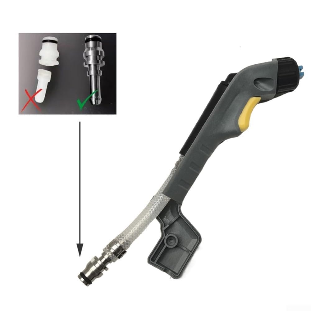Vástago de manguera de acero inoxidable para Karcher Puzzi 100, 200, 300, 8/1 Pro Series 4.443-019.0