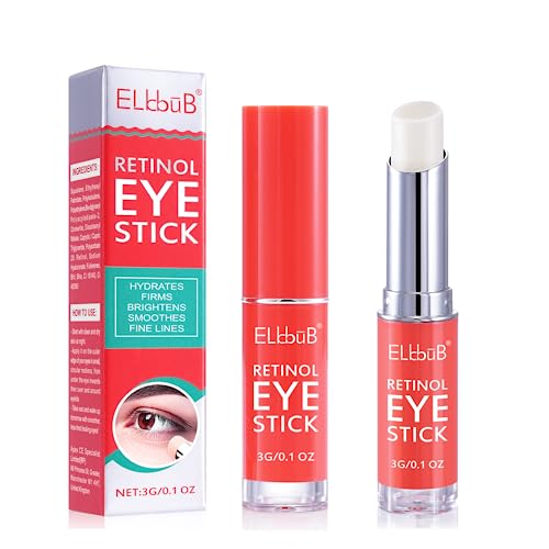 Vrtdhy 2PCS Retinol Augencreme Anti Aging gegen dunkle Augenringe und Schwellungen, aufhellende Augencreme gegen Schwellungen und Tränensäcke ichtbare Ergebnisse in 3-4 Wochen