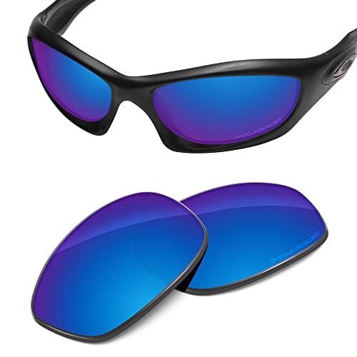 Image of Performance Replacement Lenses Compatible with Oakley Monster Dog Polycarbonate Polarized Etched-Sky Blue