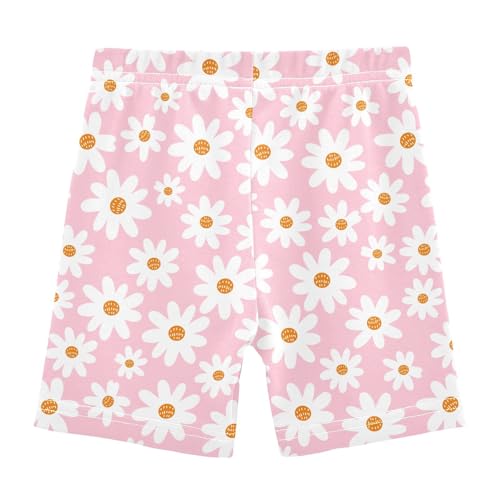 Girls' Shorts Soft Summer Soft Boxers Short Daisy Print Leggings Dance Bottoms3