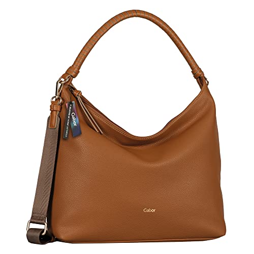 Gabor bags , ANDIE, Damen, Schultertasche, one size, braun, 36x11x34cm