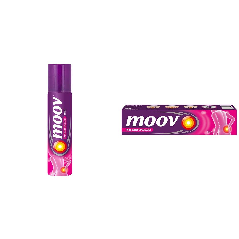 Moov Fast Pain Relief Spray 80g & Moov Fast Pain Relief Cream – 50g (B0937PPDJL) Amazon Price History, Amazon Price Tracker