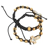 Bracciale da uomo intrecciato a mano: colore semplice e classico, questo braccialetto da uomo è perfetto come gioiello da polso per diverse feste per dare un aspetto diverso al tuo stile di abbigliamento, braccialetti da uomo