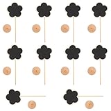 Tableaux noirs : multifonctionnels et polyvalents, ils peuvent servir de décoration pour pots de fleurs, de tableau d'affichage, de pense- , d'étiquette pour pots de fleurs, etc