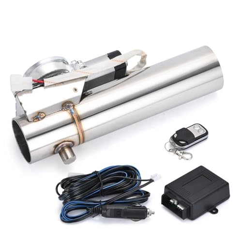 Escape de coche de 2.5'' con válvula de control remoto y sistema de corte eléctrico