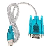 rongweiwang COM Port 9 Pin HL 340 Konverter mit solider RS232 Schnittstellenkompatibilität für verbesserte Benutzerfreundlichkeit – USB zu Seriell Port RS232 9 Pin Adapter Konverter