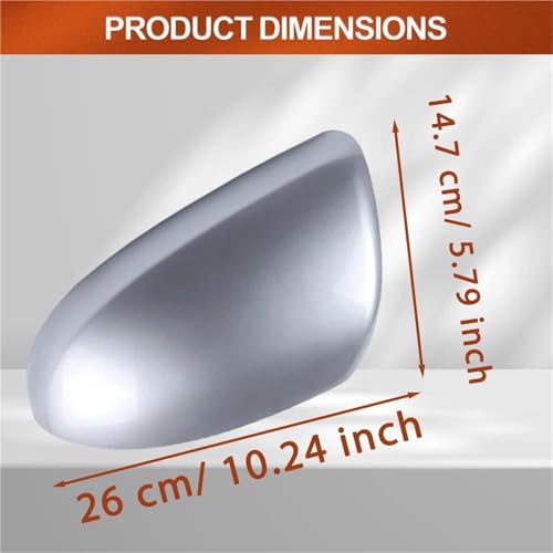 Capuchon rétroviseur clipsable argenté Mazda 3 de 2009 à 2013 - 6