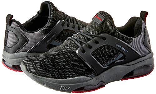Tênis Thunderbolt, FILA, Masculino, PRETO/VERMELHO/GRAFITE, 40