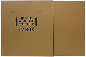 TV Moving Box Up to 70" Adjustable Box: Secure Packing for Hassle-Free Relocation