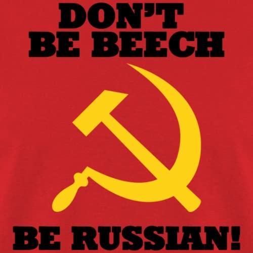 Spreadshirt Fps Russia Don't Be Beech Be Russian Men's T-Shirt, Xl, Red #TOP1