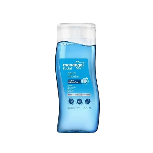 Monange Água Micelar Facial com Ácido Hialurônico 200ml