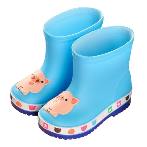 IWIHMIV Girls Rainboots Boys Rainboots Toddler Boy Rain Boots Toddler Rain Boots Baby Kids Rain Shoes Children Shoes for Boys