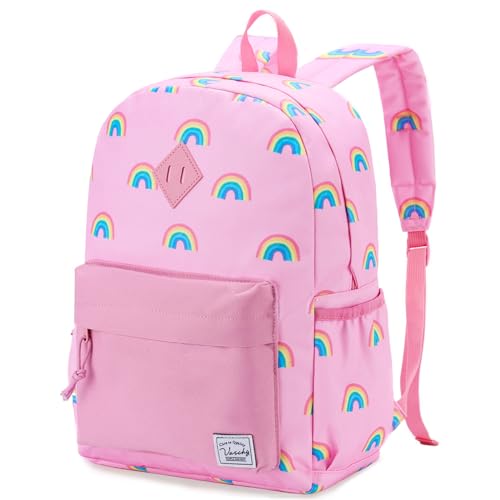 VASCHY Mochila criança criança mochila pré-escolar mochila infantil de 3 a 6 anos, Rosa, verde e vinho., Mochilas daypack