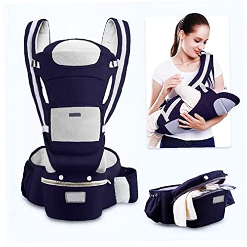 Hainice Babydragers met ergonomische heupstoel, schatvanger voor baby tot peuterdonkerblauw - Image 6