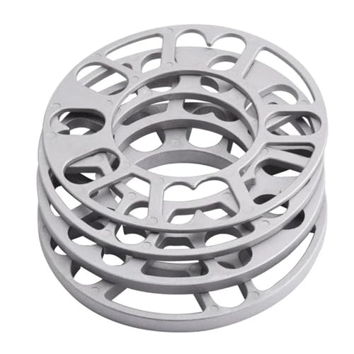 YENBGS Entretoises Moyeu Roue Entretoises universelles Roue Voiture Alliage d'aluminium, 4 pièces, 3/5/8/10mm, Adaptateur d'espacement Roue, Cales, pièces moyeu Roue