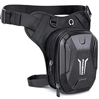 Faneam Beintasche Motorrad Herren Damen Beintasche Sport Multifunktionale Hüfttasche Gürteltasche Wasserdicht Oberschenkeltasche für Motorrad Wandern Angeln Reiten, Verstellbarer Beinriemen
