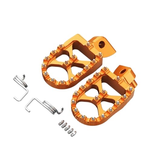 Cale pied moto orange pour éviter les glissades de bottes sur YZ WRF