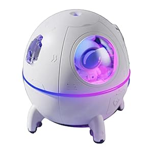 Fyearfly Raumkapsel Mini Luftbefeuchter LED