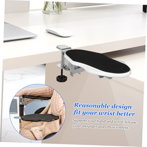 Support bras bureau pliable et accoudoir ergonomique reglable pour informatique