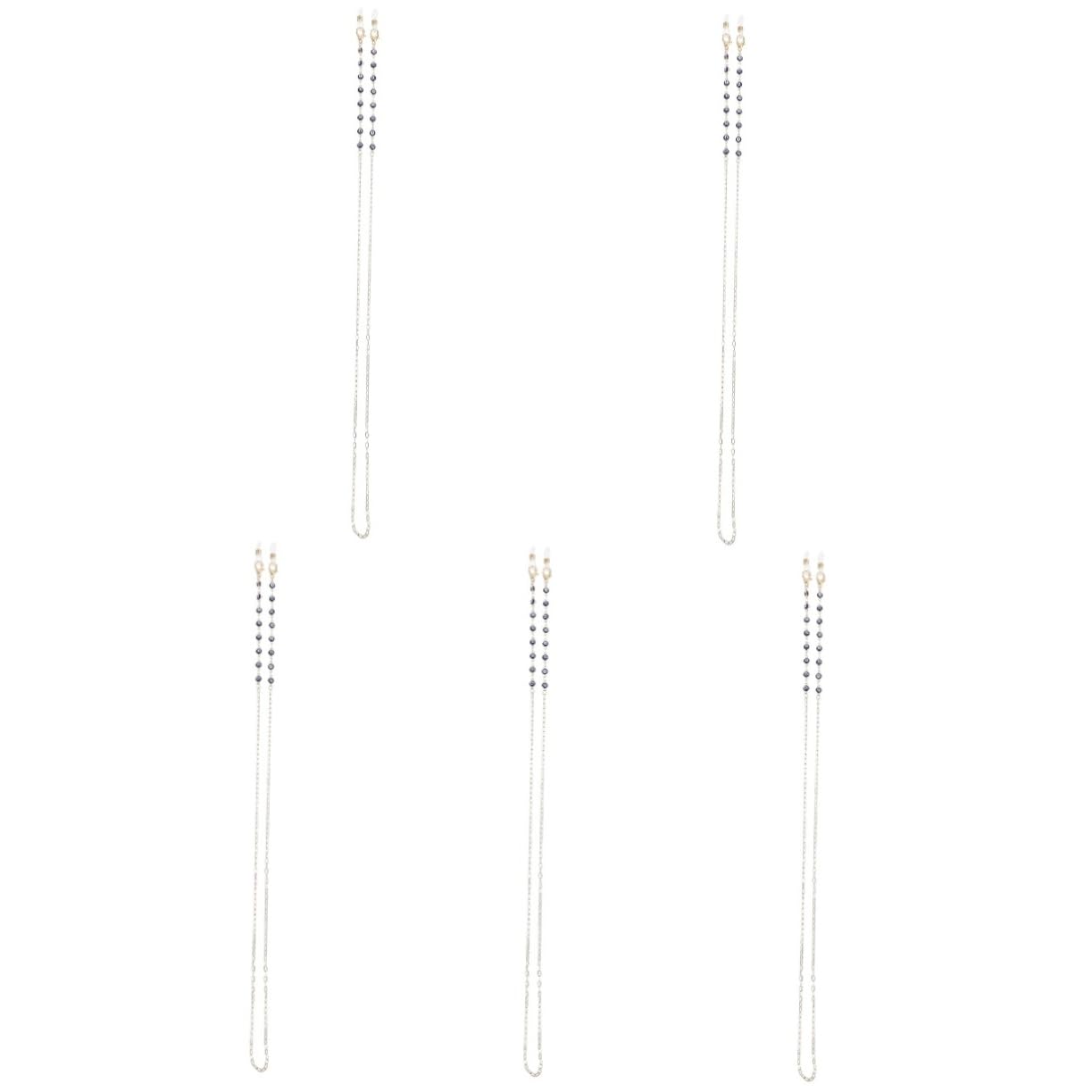 OSALADI 5pièces Lanière Antivol Pour Écouteurs Et Lunettes Chaîne De Sécurité Multifonctionnelle Inoxydable Accessoire Pratique Pour Sport Et Légère Et