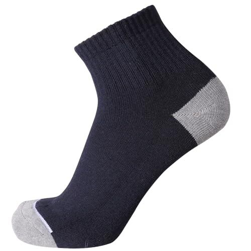 EnerWear 10P Pack Unisex Cotton Moisture Wicking Cushion Ankle Socks2
