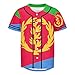 Vnurnrn Eritrea Flag Mens Baseball Button Down Jersey Hipster Hip Hop T Shirts