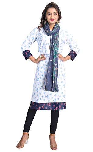 Image of Women's Pure Cotton Multi-Colored Traditional Authentic Tie Dye with Bandhej Bandhani Dupatta Chunni