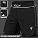 RDX MMA Shorts for Training & Kickboxing – Fighting Shorts for Martial Arts, Cage Fight, Muay Thai, BJJ, Boxing, Grappling Black
