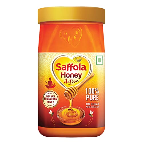 Saffola Honey Active, Made with Sundarban Forest Honey, 100 Pure Honey