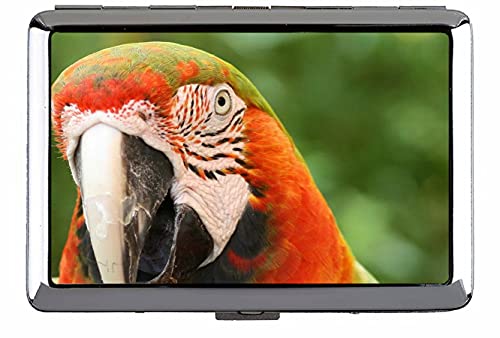 Zigarettenetui/Box - King-Size-Zigaretten Papagei-Macaw-Vogel-Hard-Box und Halter  King Size  C005