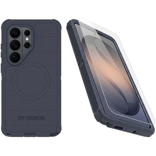 OtterBox Galaxy S26 Ultra (Only) - Defender Series Case with Magnets & Screen Protector - Blue Sentiment - Case Only - Tough - Rugged & Durable - with Port Protection - Wireless Charging Compatible