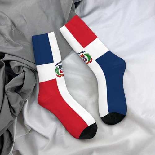 El Salvador Coat of Arms Flag 16 Inch Crew Socks Novelty Athletic Sock for Women Men4
