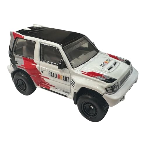 Image of Hot Wheels Boulevard Mitsubishi Pajero Evolution Premium 1:64 Scale Sports Car, Full Metal Body Construction & Real Riders Tires, Toy for Collectors & Car Enthusiasts