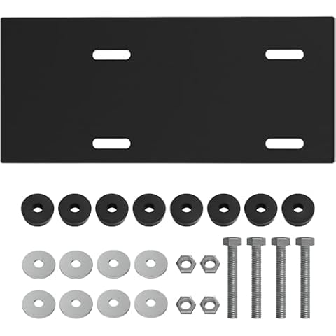 Mounting Plate Kit - 212Cc Engine Mount Plate with Bolts Compatible with Harbor Freight Predator Engine 212cc 6.5hp Cover