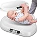 Retoo Babywaage Flach Digital bis 20kg, Kinderwaage, Digitalwaage für Neugeborene, Baby Waage, Säuglingswaage, Stillwaage Baby, Gewichtskontrolle ab Geburt, Ablesegenauigkeit, LCD Anzeige, Weiß