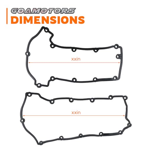 Image of GoaMotors Engine Valve Cover Gasket 22032312F /22032314F Fit for Jeep Grand Cherokee 2014-2018 for Ram 1500 3.0 Diesel 2014-2018 for Ram 1500 Classic 2019