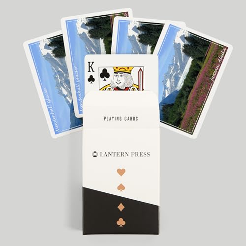 Baraja Poker Juneau Alaska Mendenhall Glacier 52 Cartas miniatura 6